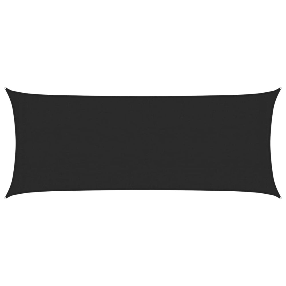 vidaXL Voile d'ombrage 160 g/m² noir 2x4,5 m en PEHD