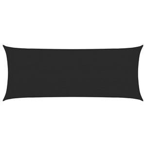vidaXL Voile d'ombrage 160 g/m² noir 2x4,5 m en PEHD