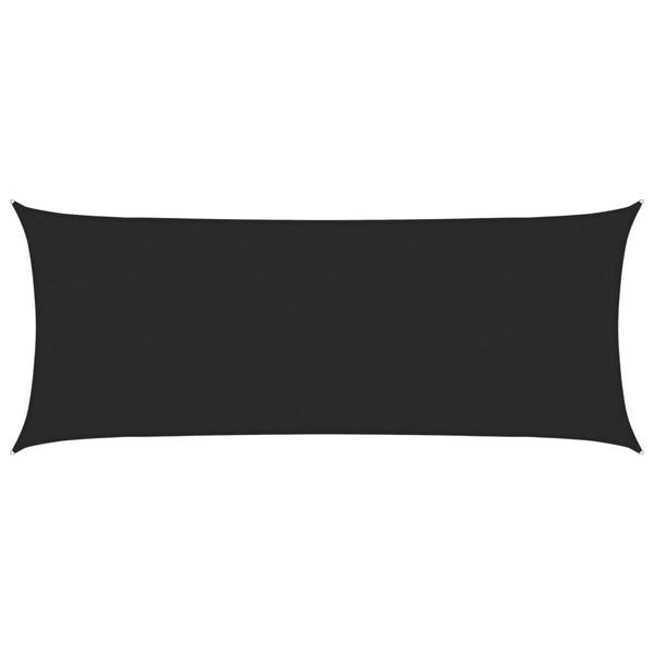 Sonnensegel 160 g/m² Schwarz 2x5 m HDPE