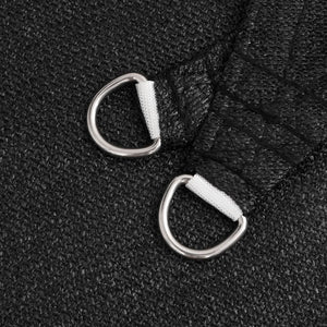 vidaXL Voile d'ombrage 160 g/m² Noir 3x6 m HDPE