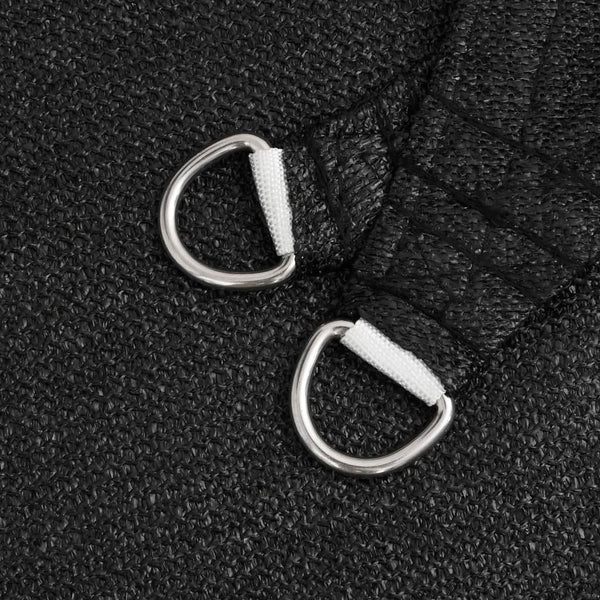 vidaXL Voile d'ombrage 160 g/m² Noir 5x6 m HDPE