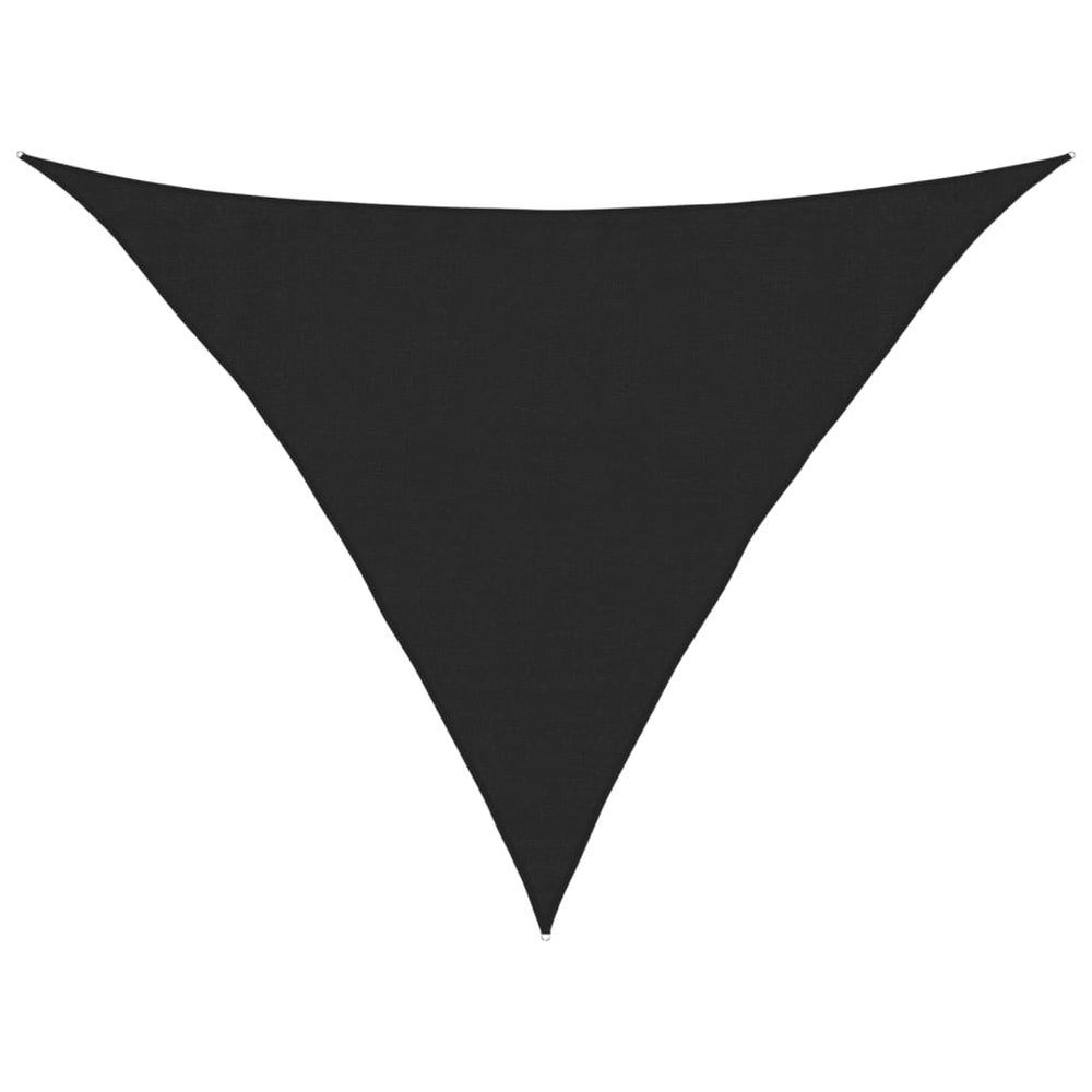 vidaXL Voile d'ombrage 160 g/m² Noir 3,5x3,5x4,9 m HDPE