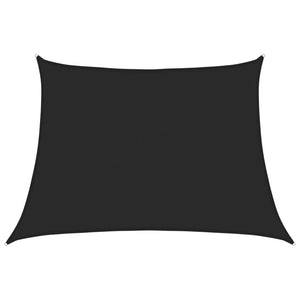 Sonnensegel 160 g/m² Schwarz 4/5x3 m HDPE