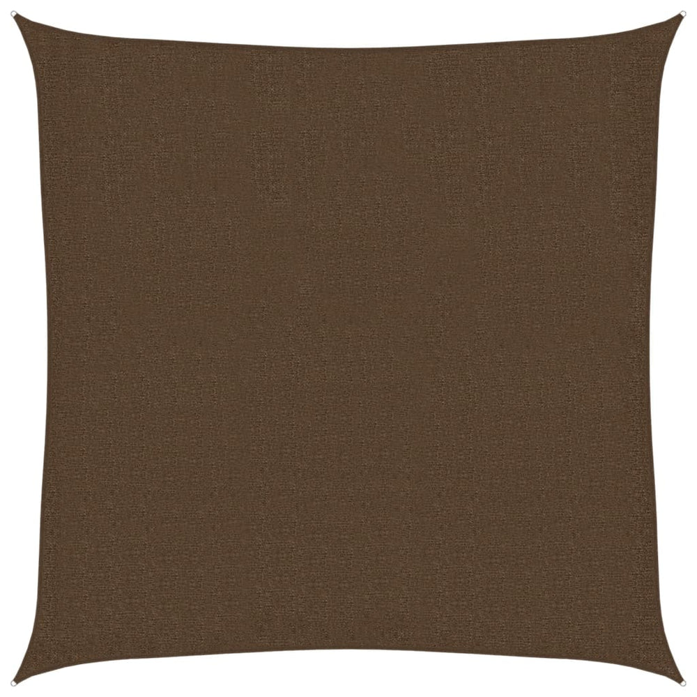 vidaXL Voile d'ombrage 160 g/m² Marron 2x2 m HDPE