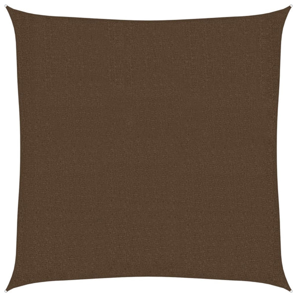 Sonnensegel 160 g/m² Braun 3x3 m HDPE