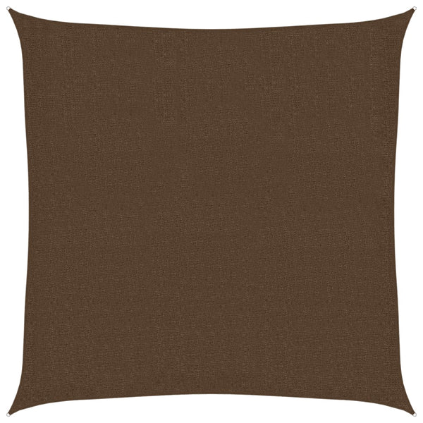 Sonnensegel 160 g/m² Braun 3,6x3,6 m HDPE