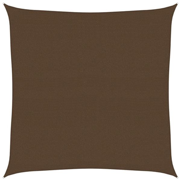 Sonnensegel 160 g/m² Braun 4x4 m HDPE