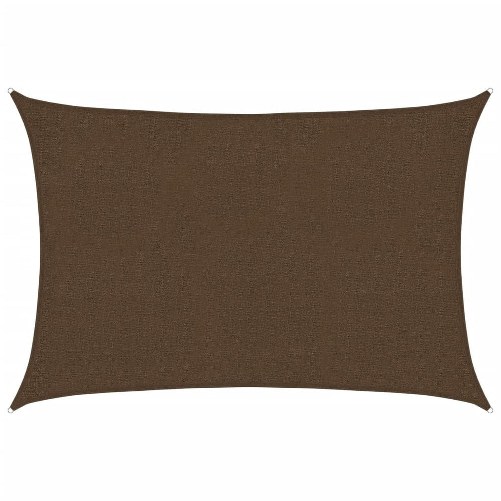 vidaXL Voile d'ombrage 160 g/m² Marron 2x3 m HDPE