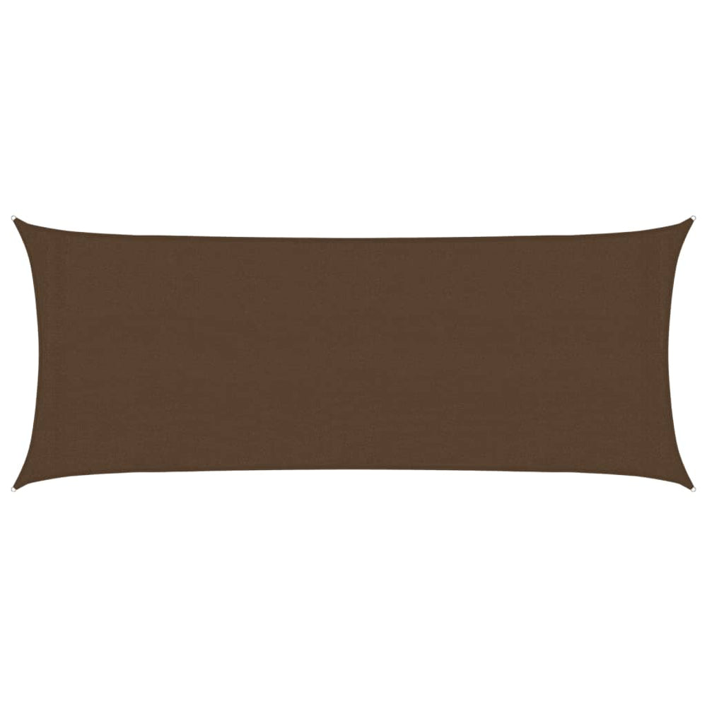 vidaXL Voile d'ombrage 160 g/m² Marron 2x4,5 m HDPE
