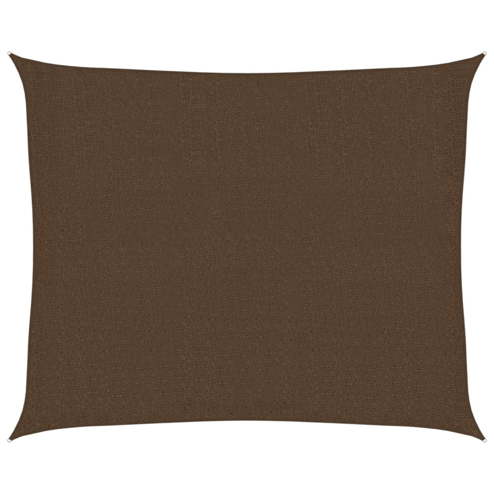 vidaXL Voile d'ombrage 160 g/m² marron 2,5x3 m en PEHD