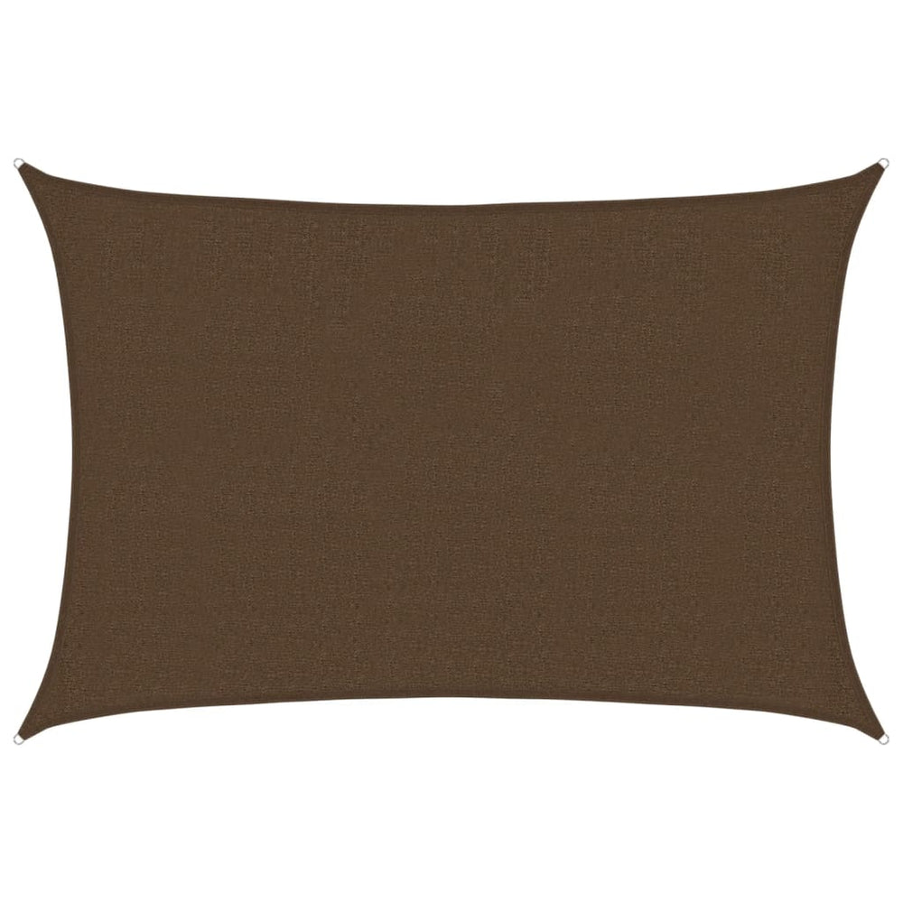 vidaXL Voile d'ombrage 160 g/m² Marron 2,5x3,5 m PEHD