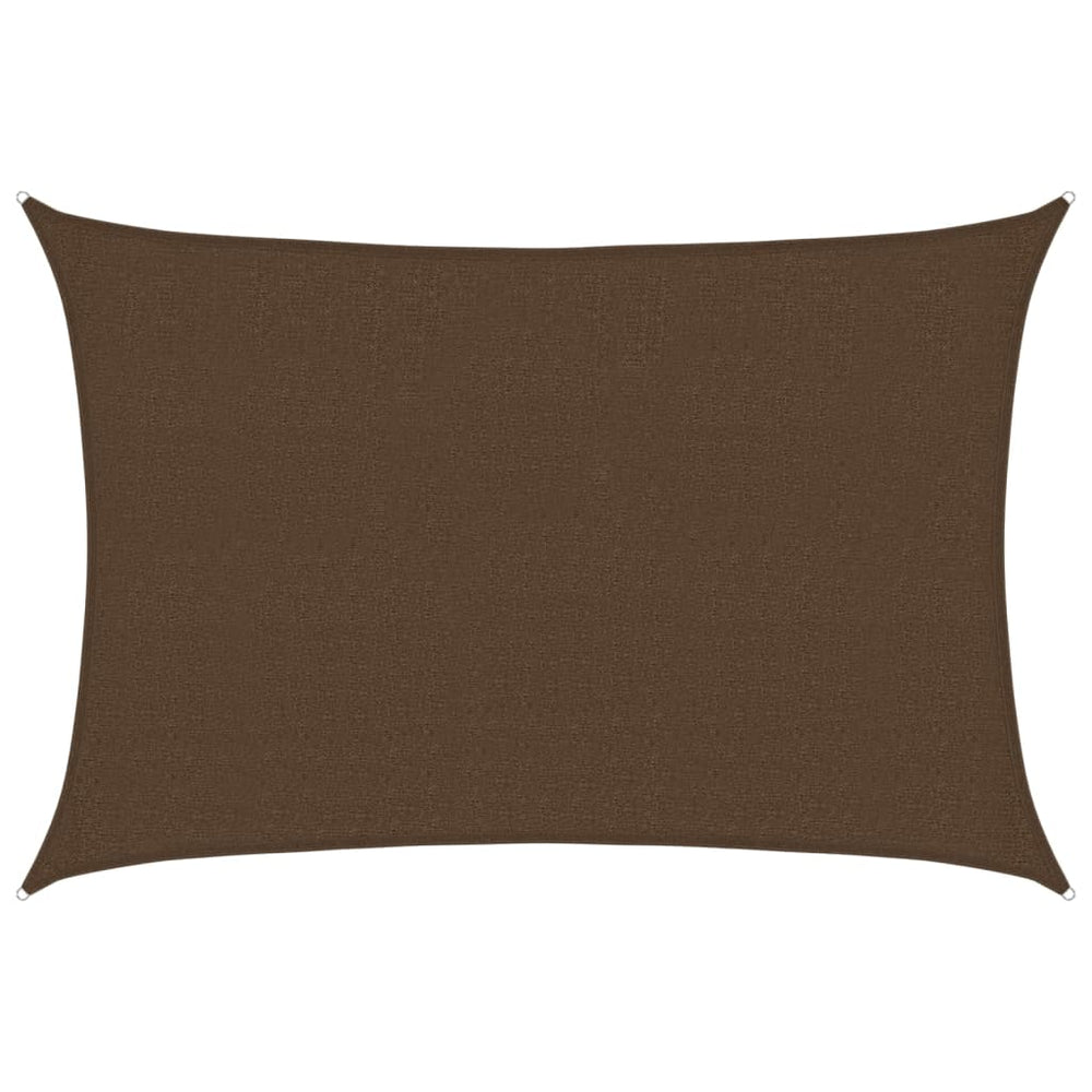 vidaXL Voile d'ombrage 160 g/m² Marron 2,5x4 m HDPE
