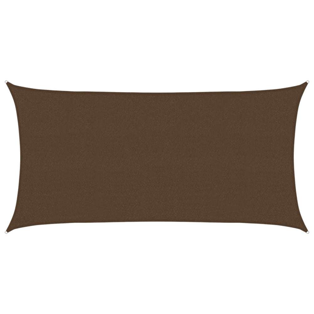 vidaXL Voile d'ombrage 160 g/m² Marron 2,5x4,5 m PEHD
