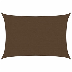 vidaXL Voile d'ombrage 160 g/m² Marron 3x5 m HDPE