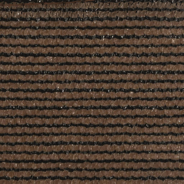 vidaXL Voile d'ombrage 160 g/m² Marron 3x5 m HDPE