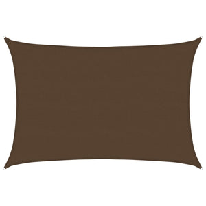 vidaXL Voile d'ombrage 160 g/m² Marron 5x7 m en PEHD