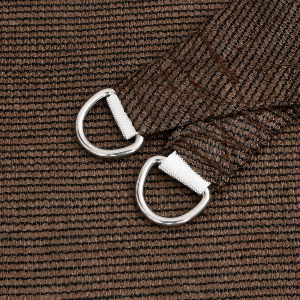 vidaXL Voile d'ombrage 160 g/m² Marron 5x7 m en PEHD