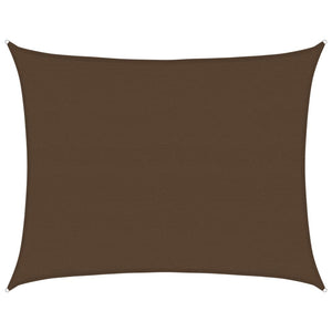 Sonnensegel 160 g/m² Braun 6x7 m HDPE