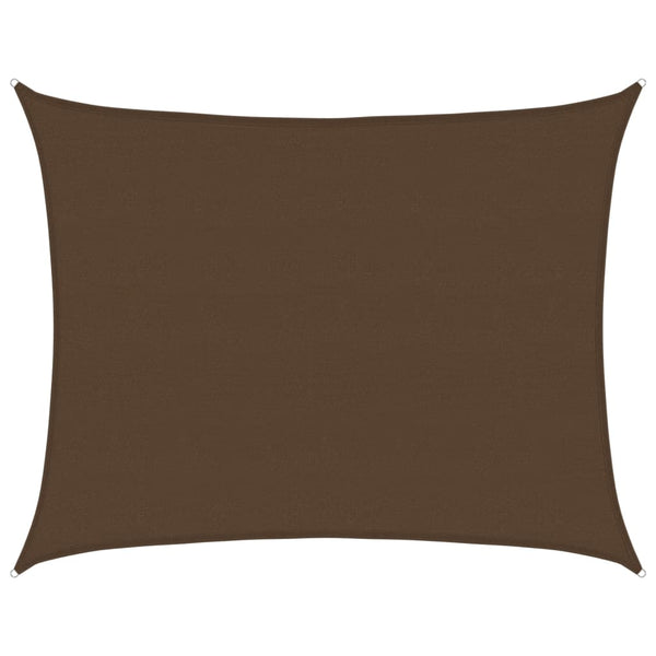 Sonnensegel 160 g/m² Braun 6x7 m HDPE