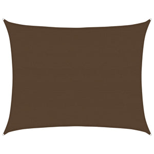 Sonnensegel 160 g/m² Braun 6x8 m HDPE