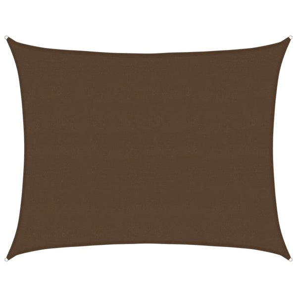 Sonnensegel 160 g/m² Braun 6x8 m HDPE