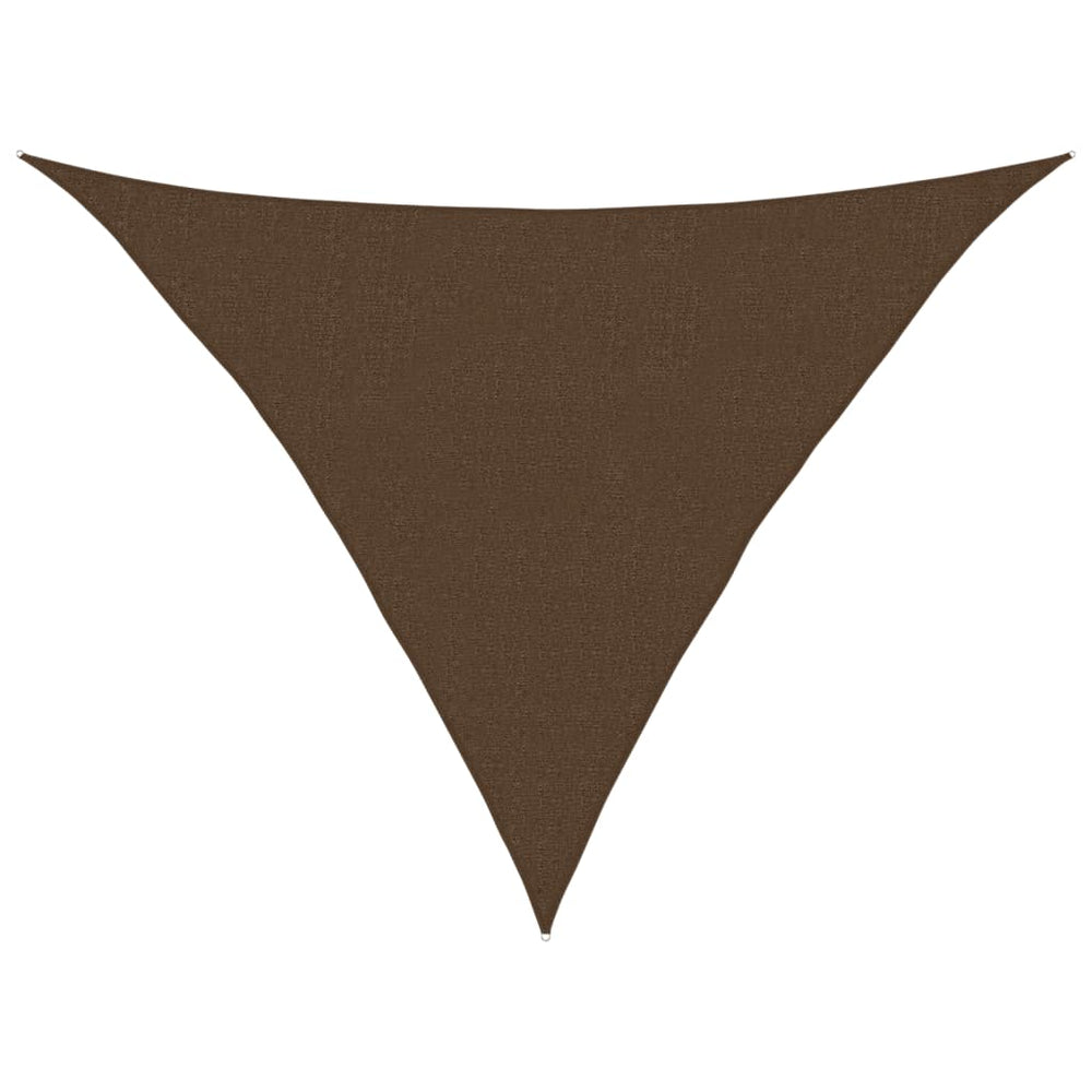 vidaXL Voile d'ombrage 160 g/m² Marron 2,5x2,5x3,5 m HDPE