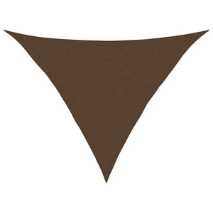 Sonnensegel 160 g/m² Braun 2,5x2,5x3,5 m HDPE