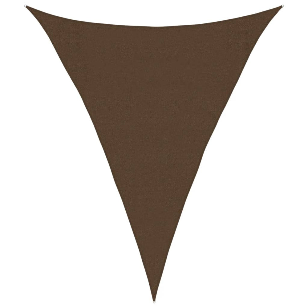 vidaXL Voile d'ombrage 160 g/m² Marron 3x4x4 m HDPE
