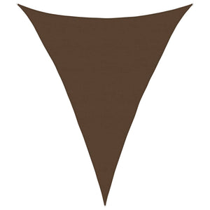 Sonnensegel 160 g/m² Braun 5x7x7 m HDPE