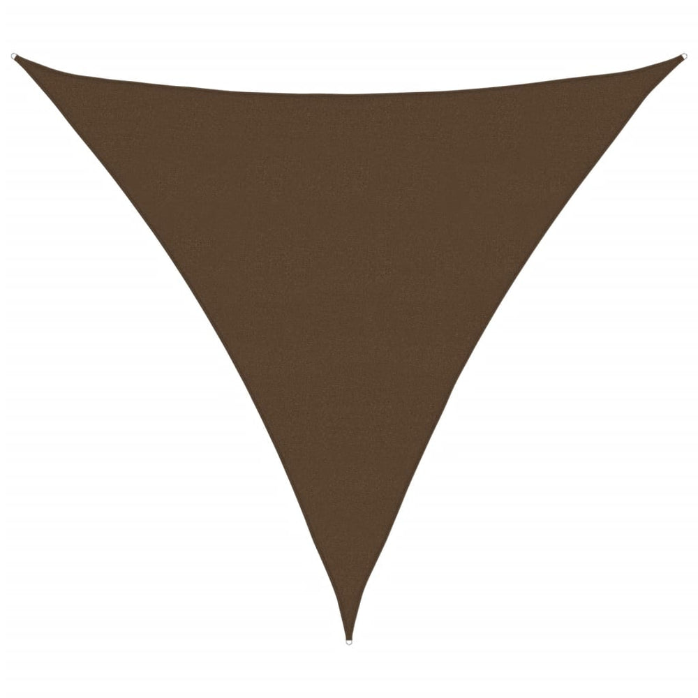 vidaXL Voile d'ombrage 160 g/m² Marron 6x6x6 m HDPE