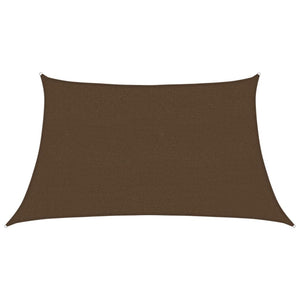 Sonnensegel 160 g/m² Braun 3/4x2 m HDPE
