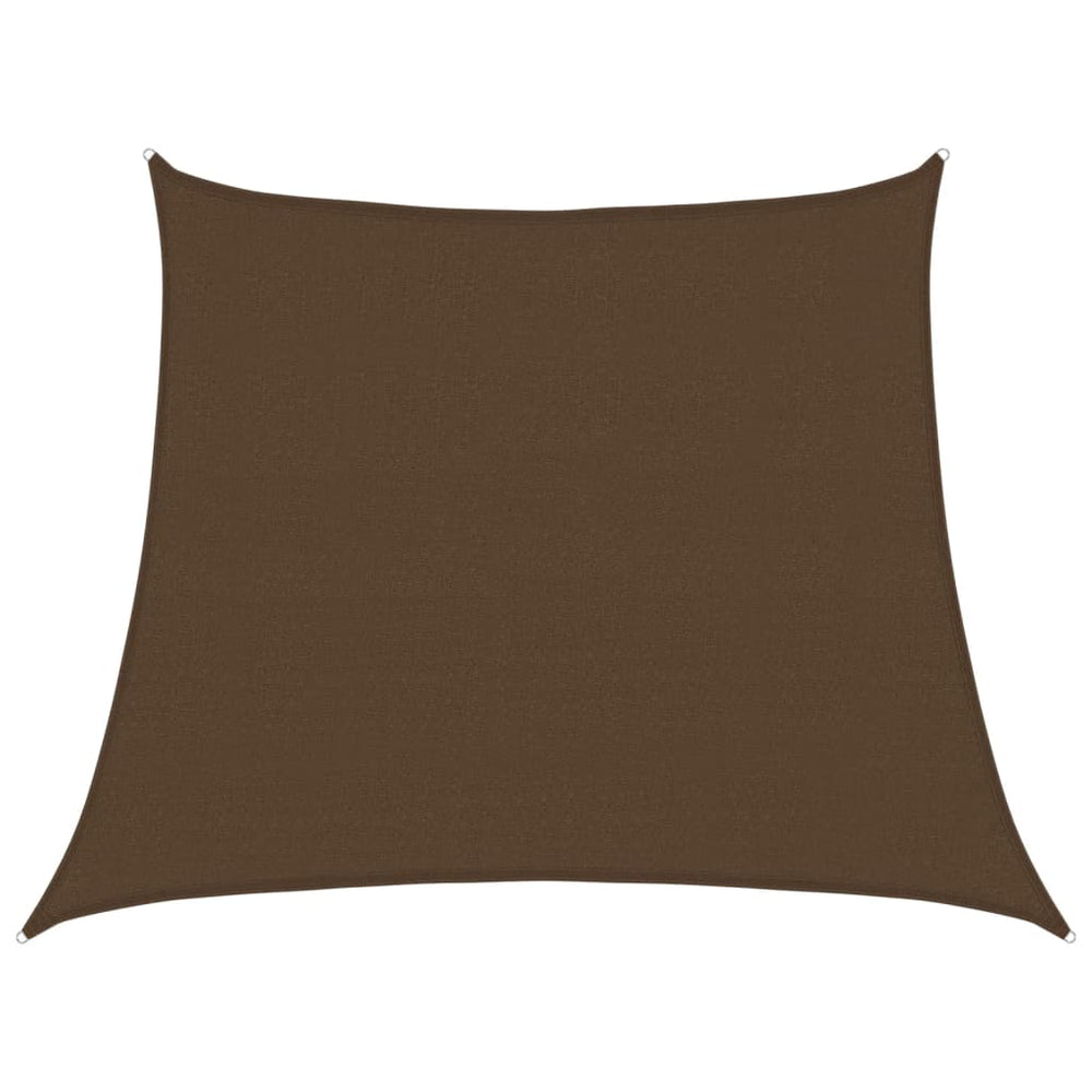 vidaXL Voile d'ombrage 160 g/m² Marron 3/4x3 m HDPE