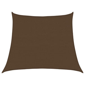 Sonnensegel 160 g/m² Braun 3/4x3 m HDPE