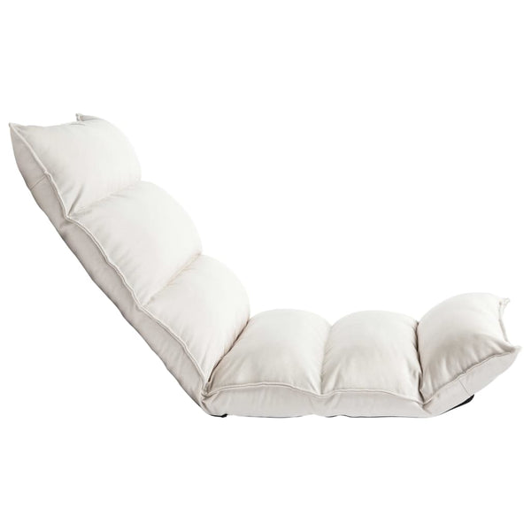 Faltbarer Bodenstuhl Creme