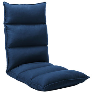 Faltbarer Bodenstuhl Blau Stoff