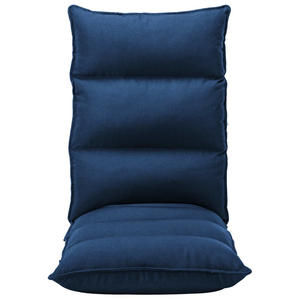 Faltbarer Bodenstuhl Blau Stoff