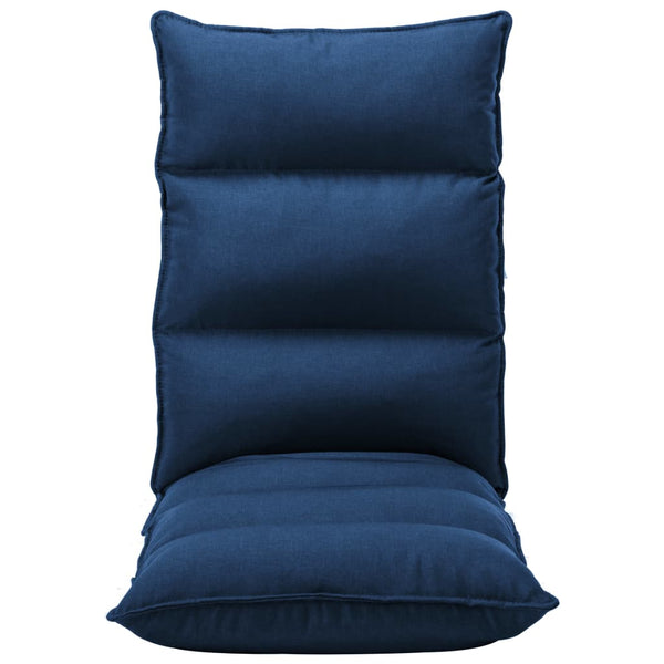 Faltbarer Bodenstuhl Blau Stoff