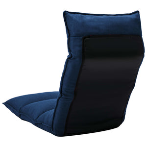Faltbarer Bodenstuhl Blau Stoff