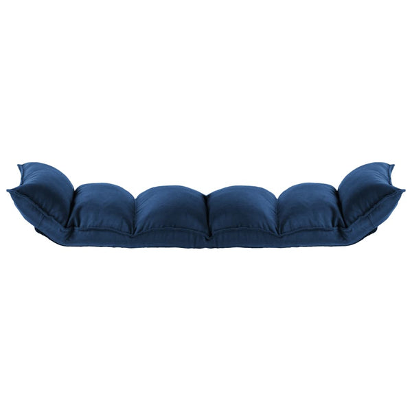 Faltbarer Bodenstuhl Blau Stoff