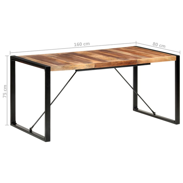 Massivholz Esstisch 160x80 cm