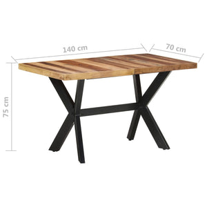 Massivholz Esstisch Honigfarben 140 cm
