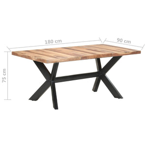 Massivholz Esstisch Honigfarben 180 cm