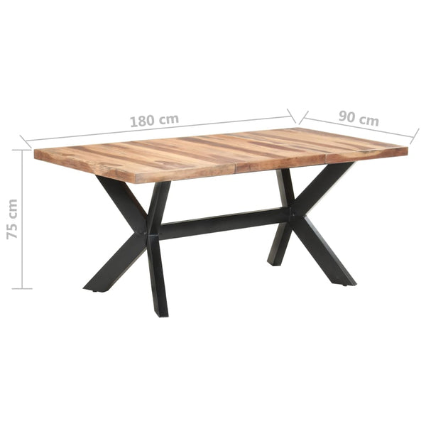 Massivholz Esstisch Honigfarben 180 cm
