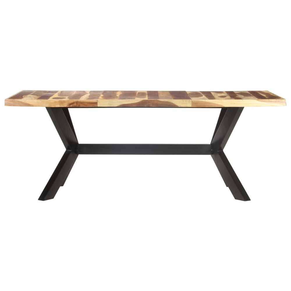 Esstisch Massivholz Honigfarben 200x100 cm