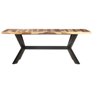 Esstisch Massivholz Honigfarben 200x100 cm