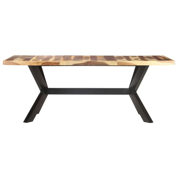 Esstisch Massivholz Honigfarben 200x100 cm