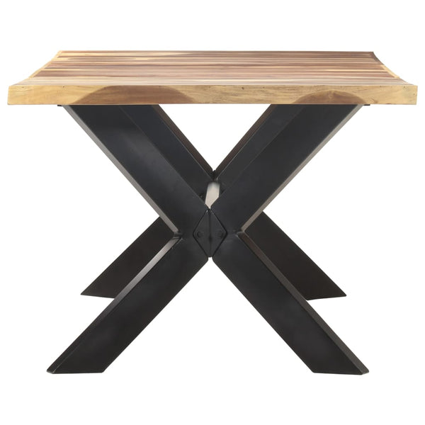 Esstisch Massivholz Honigfarben 200x100 cm