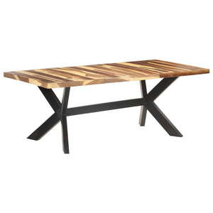 Esstisch Massivholz Honigfarben 200x100 cm