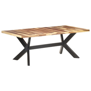 Esstisch Massivholz Honigfarben 200x100 cm
