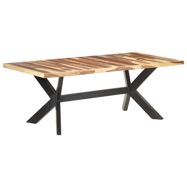 Esstisch Massivholz Honigfarben 200x100 cm